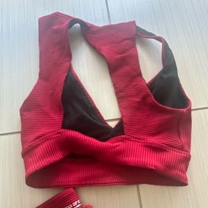 Year of Ours workout set RED! Worn once